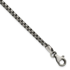 Sterling Silver Antiqued Brushed Bracelet QG5724-8