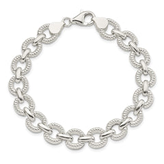 Sterling Silver Polished Fancy Link Bracelet QG5813-7.5