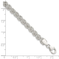Sterling Silver Polished Love Knot Bracelet QG5817-7.5