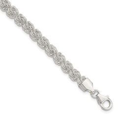 Sterling Silver Polished Love Knot Bracelet QG5817-7.5