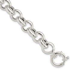Sterling Silver Polished Fancy Link Bracelet QG5964-8