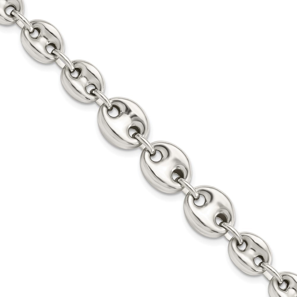 Sterling Silver Polished Fancy Link 7.5in Bracelet QG5971-7.5