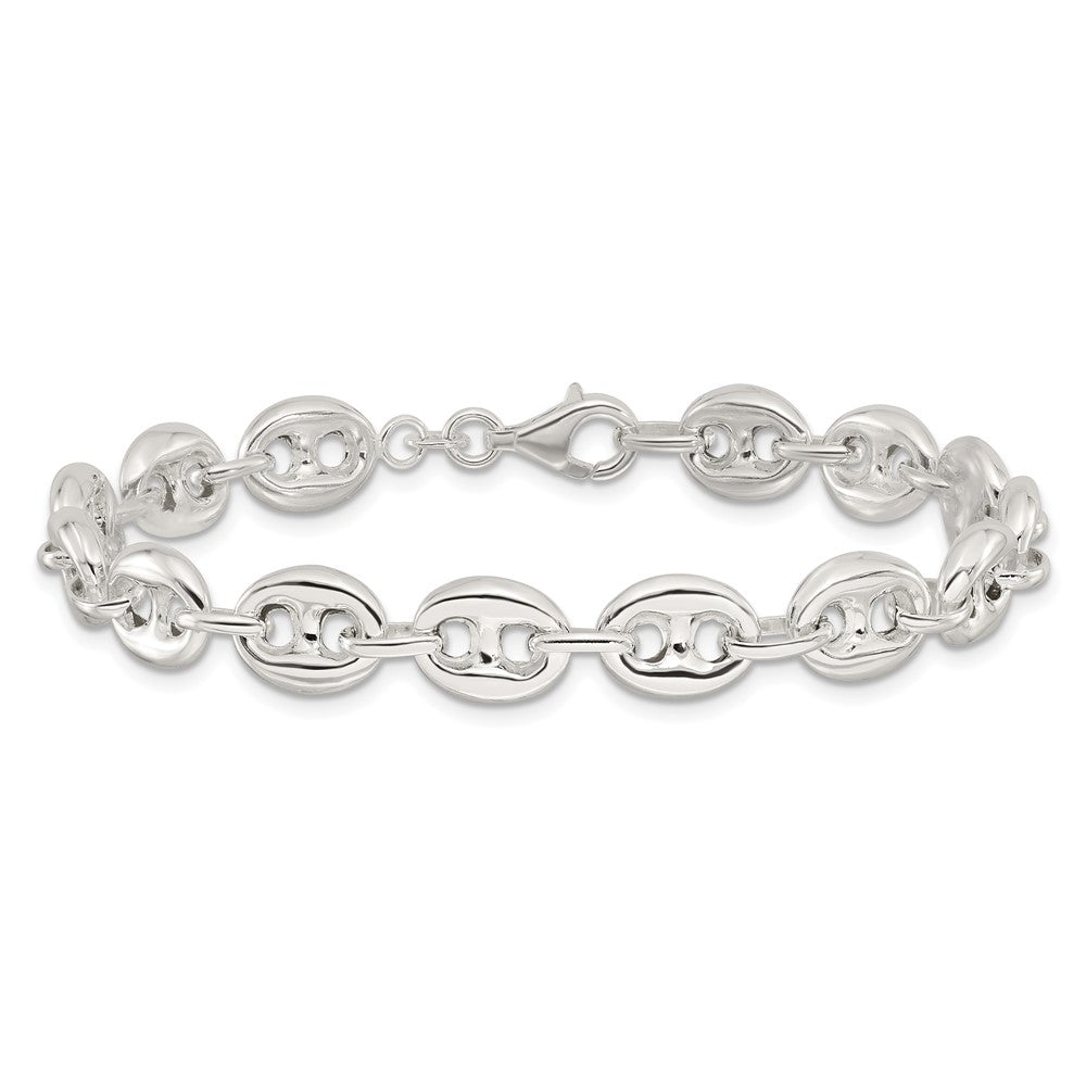 Sterling Silver Polished Fancy Link Bracelet QG6414-7.5