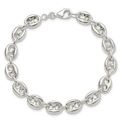 Sterling Silver Polished Fancy Link Bracelet QG6414-7.5