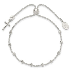 Sterling Silver Adjustable Rosary Bracelet QG6561