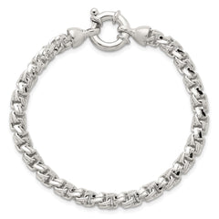 Sterling Silver Polished 5.65mm Fancy Link 7.5 Inch Bracelet QG6794-7.5