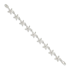Sterling Silver Starfish Bracelet QG840-7