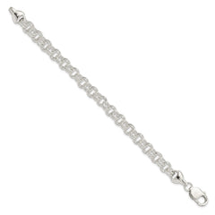 Sterling Silver 7.5inch Double Link Bracelet QH163-7.5