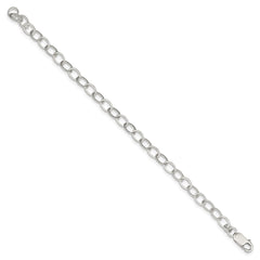 Sterling Silver 6.5inch Fancy Link Bracelet QH210-6.5