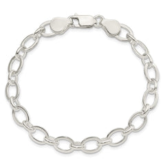 Sterling Silver 6.5inch Fancy Link Bracelet QH214-7.5