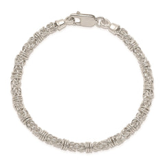 Sterling Silver 7.5inch Polished Fancy Link Bracelet QH223-7.5