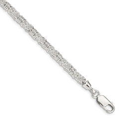 Sterling Silver 7.5inch Polished Fancy Link Bracelet QH223-7.5