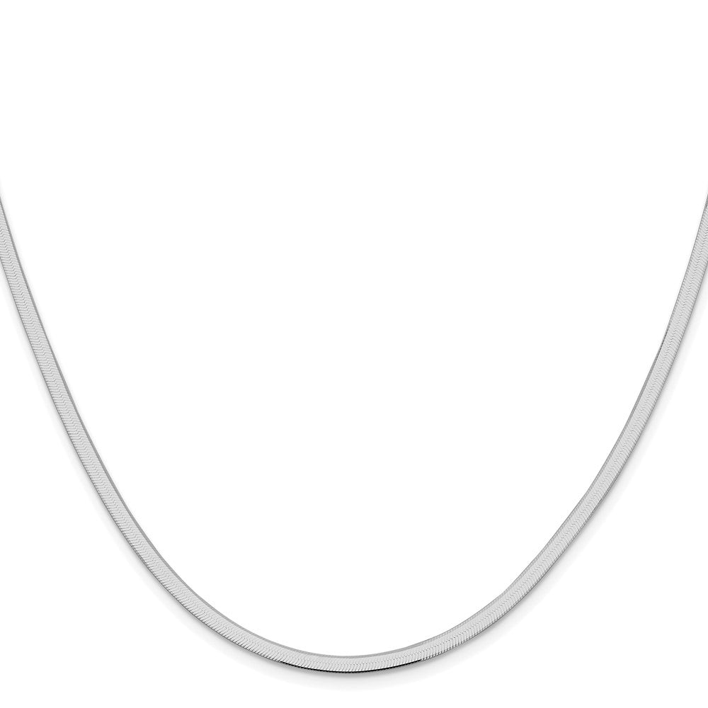 Sterling Silver Rhodium-plated 3mm Magic Herringbone ChainQHB035R