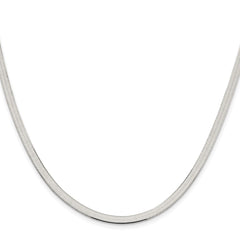 Sterling Silver Rhodium-plated 3.5mm Magic Herringbone ChainQHB040R