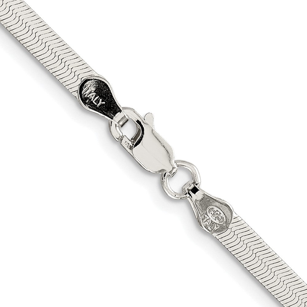 Sterling Silver Rhodium-plated 3.5mm Magic Herringbone ChainQHB040R