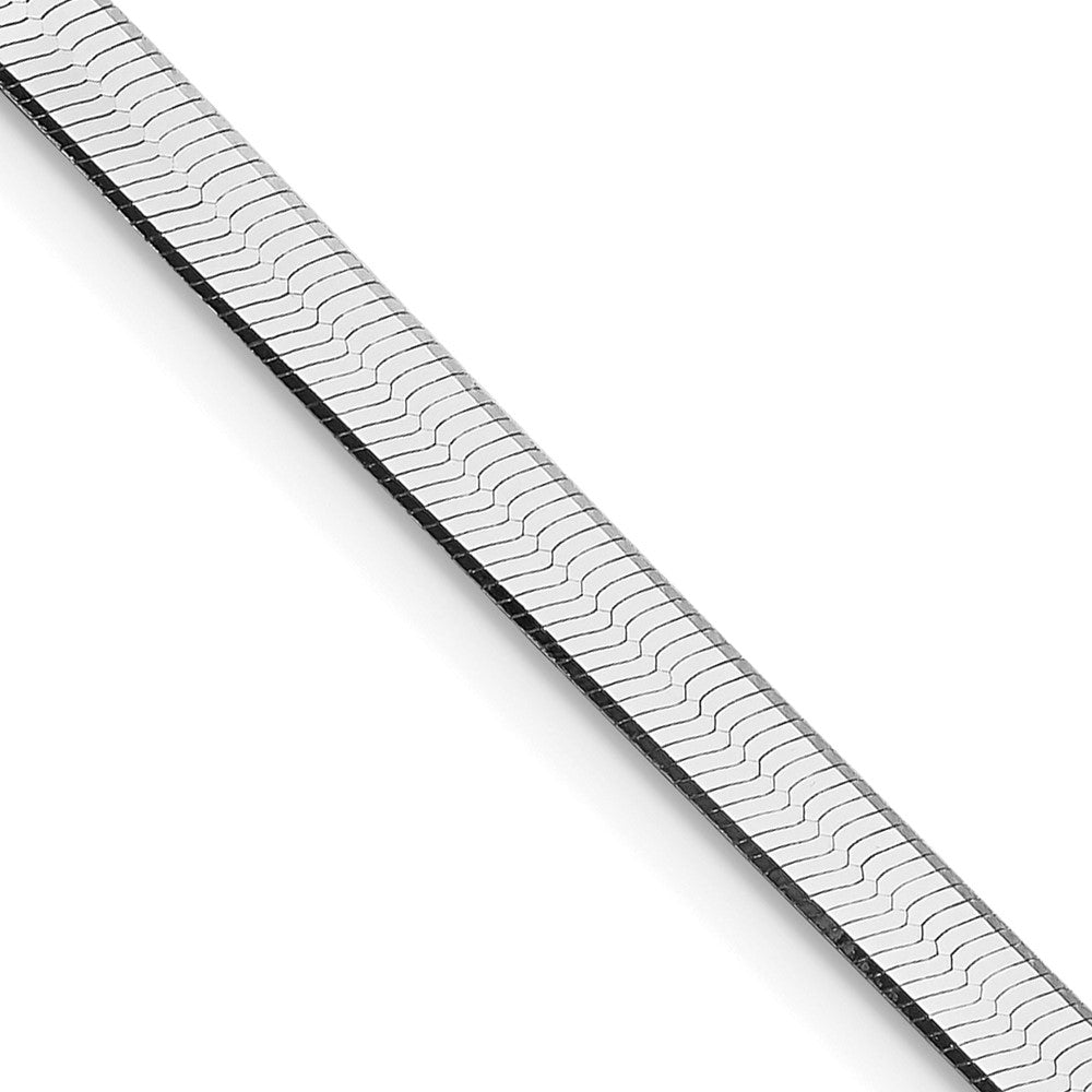 Sterling Silver Rhodium-plated 3.5mm Magic Herringbone ChainQHB040R