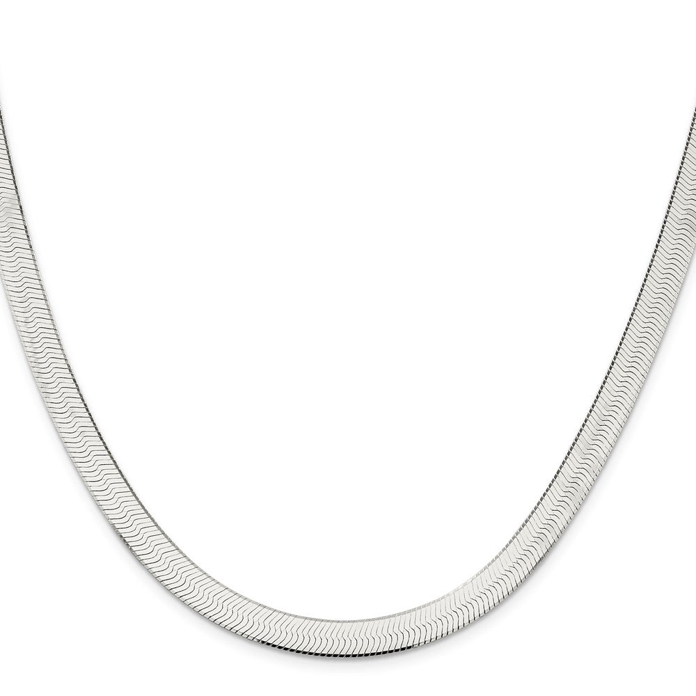 Sterling Silver 7.3mm Magic Herringbone ChainQHB080