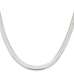Sterling Silver 7.3mm Magic Herringbone ChainQHB080