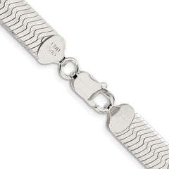 Sterling Silver Rhodium-plated 8.75mm Magic Herringbone ChainQHB100R