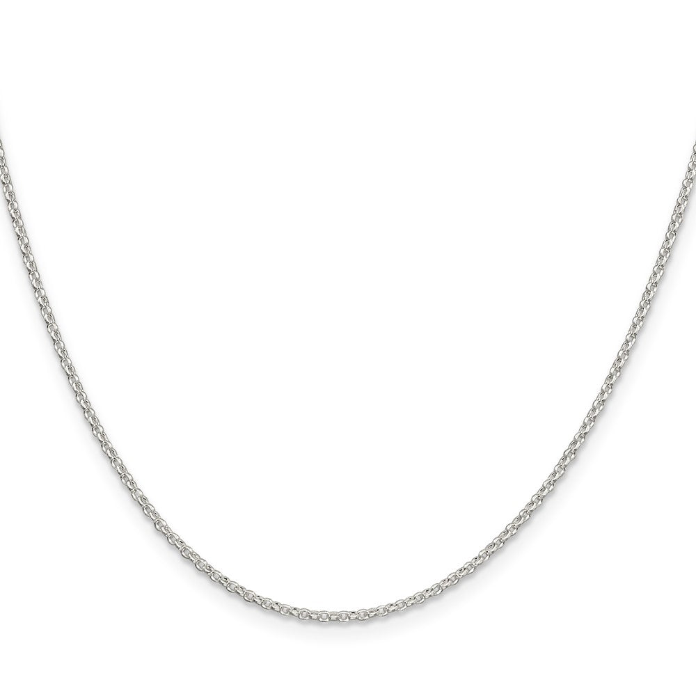 Sterling Silver 1.5mm Diamond-cut Cable ChainQHC022