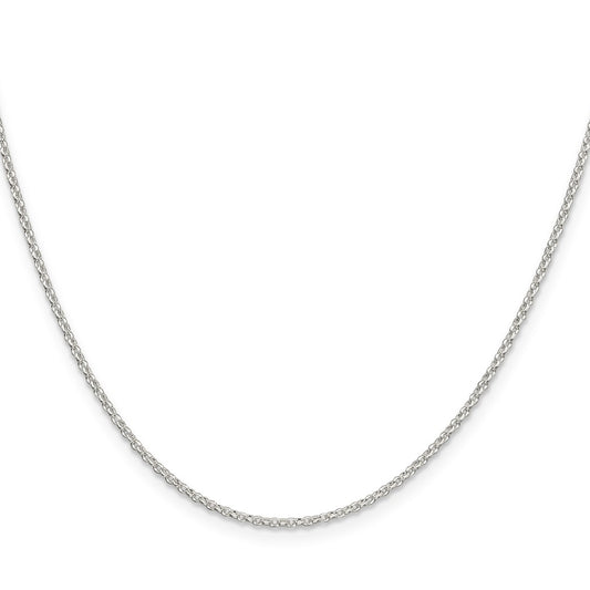 Sterling Silver 1.5mm Diamond-cut Cable ChainQHC022