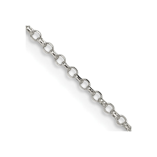 Sterling Silver 1.5mm Diamond-cut Cable ChainQHC022
