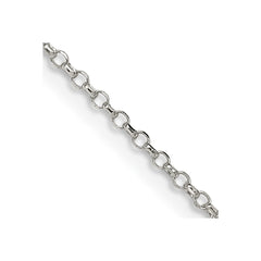 Sterling Silver 1.5mm Diamond-cut Cable ChainQHC022
