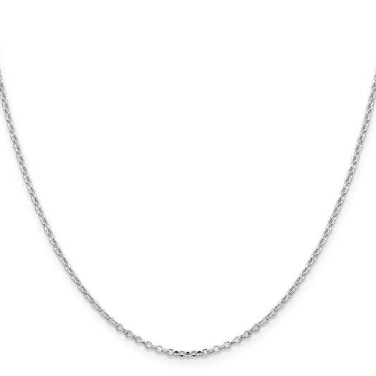 Sterling Silver 1.75mm Diamond-cut Cable ChainQHC027