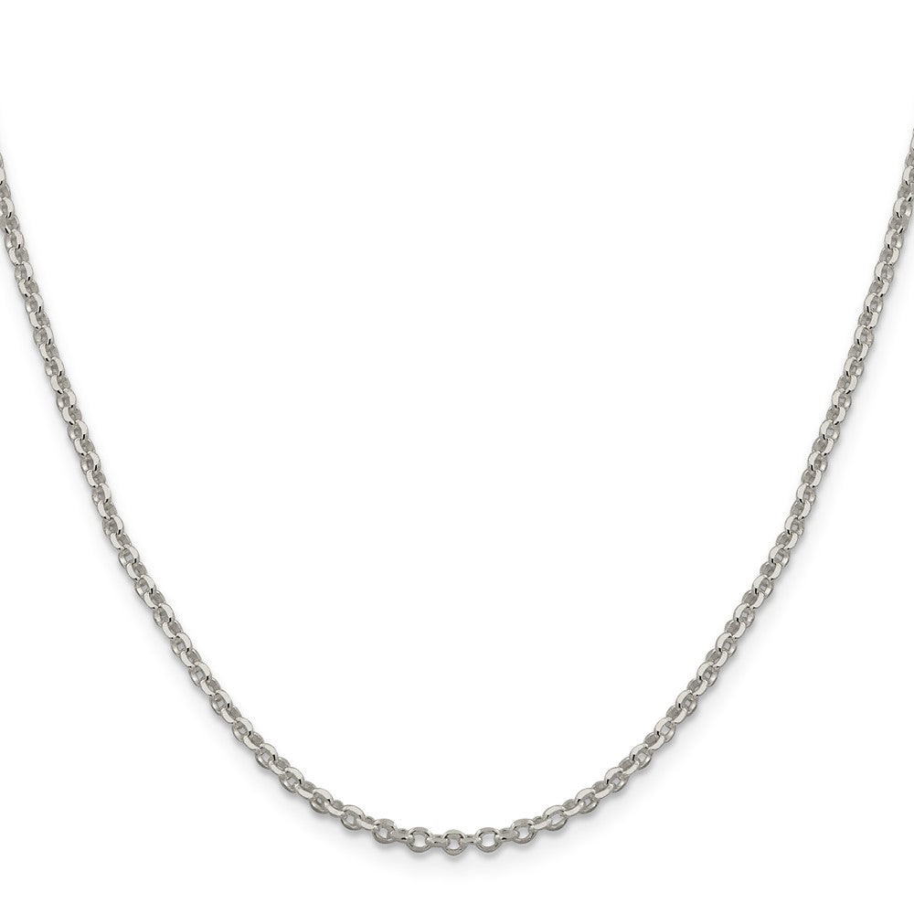 Sterling Silver 2.6mm Diamond-cut Cable ChainQHC045