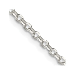 Sterling Silver 2.6mm Diamond-cut Cable ChainQHC045