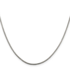 Sterling Silver 1.5mm Round Box ChainQHX028