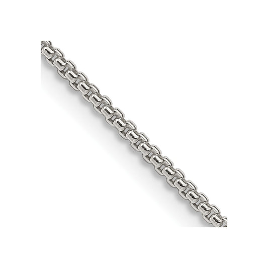 Sterling Silver 1.5mm Round Box ChainQHX028