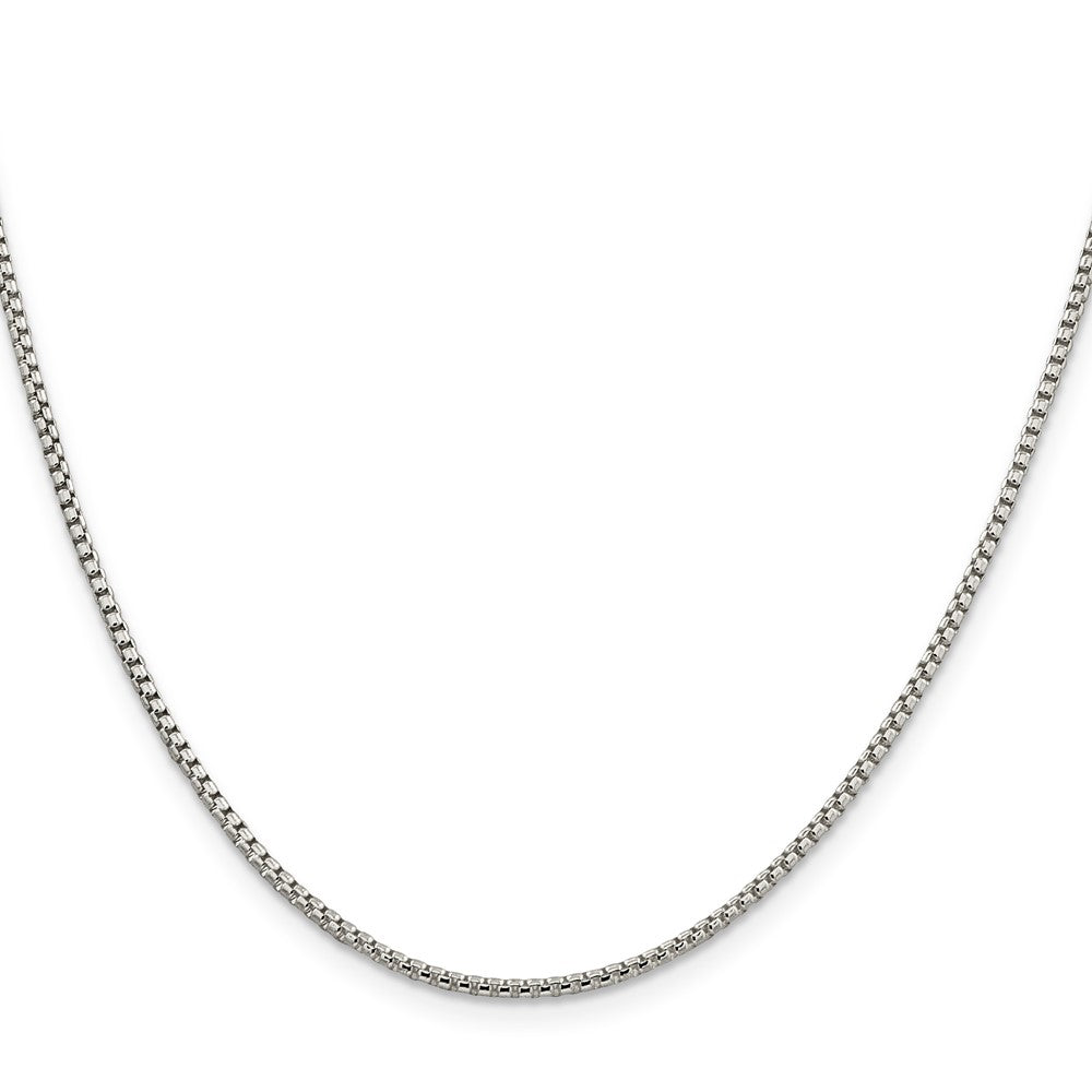 Sterling Silver 1.75mm Round Box ChainQHX035