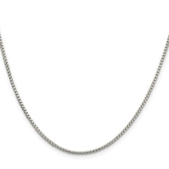 Sterling Silver 1.75mm Round Box ChainQHX035