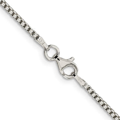 Sterling Silver 1.75mm Round Box ChainQHX035