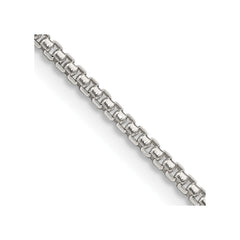 Sterling Silver 1.75mm Round Box ChainQHX035