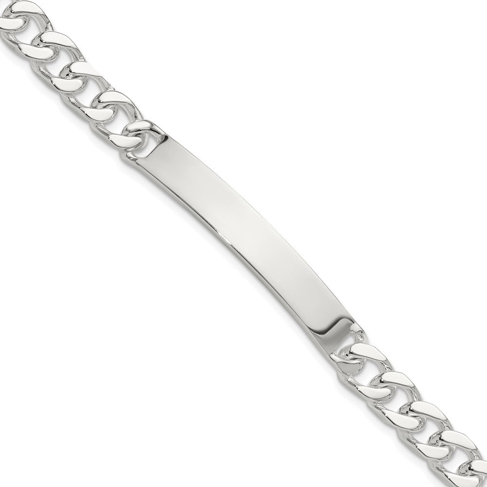 Sterling Silver 7in Curb ID Bracelet QID241-7