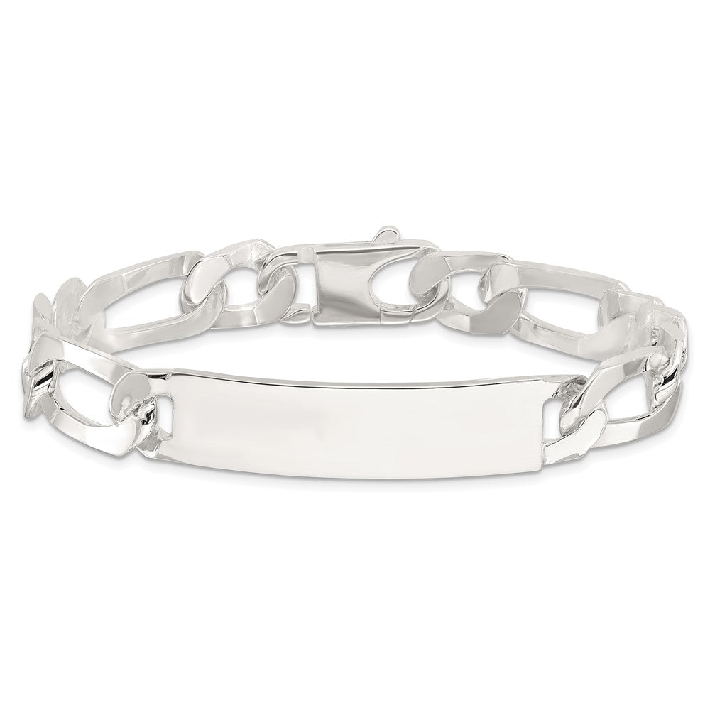 Sterling Silver 8.5in Figaro ID Bracelet QID245-8.5