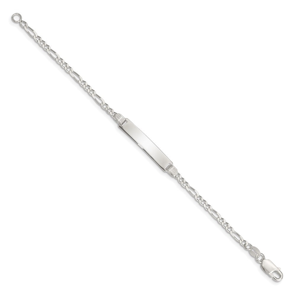 Sterling Silver Children's ID Bracelet QID27-6