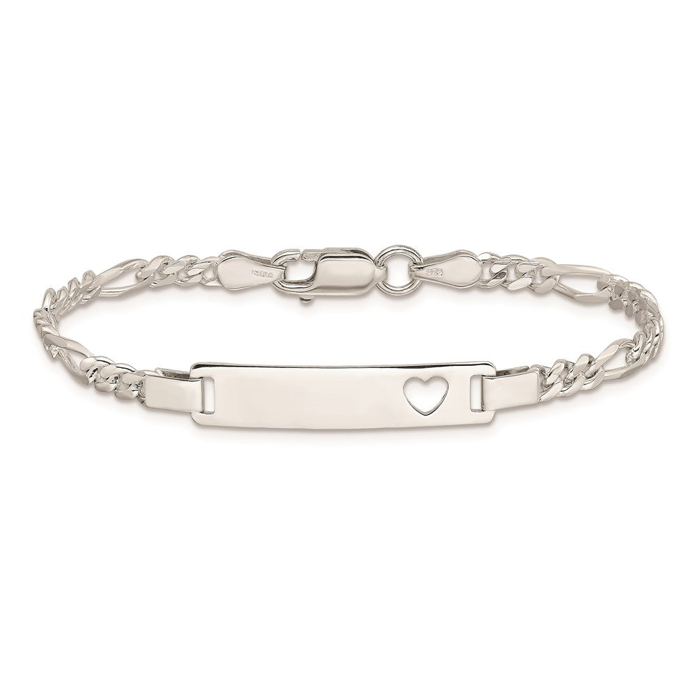 Sterling Silver Baby ID Bracelet QID42-6