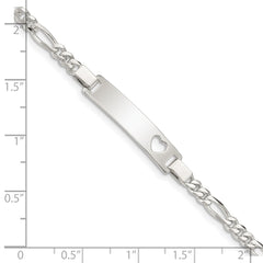 Sterling Silver Baby ID Bracelet QID42-6