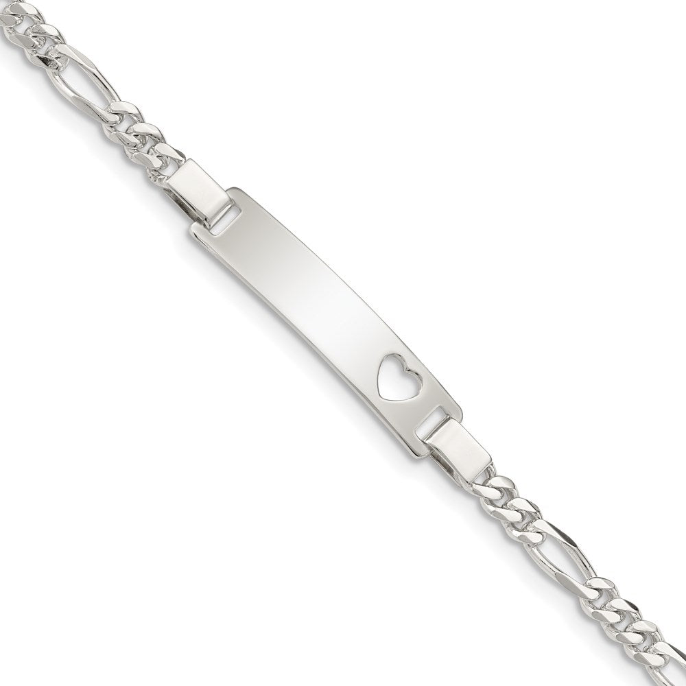 Sterling Silver Baby ID Bracelet QID42-6