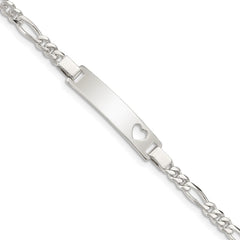 Sterling Silver Baby ID Bracelet QID42-6