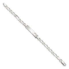 Sterling Silver Baby ID 6 IN Bracelet QID43-6