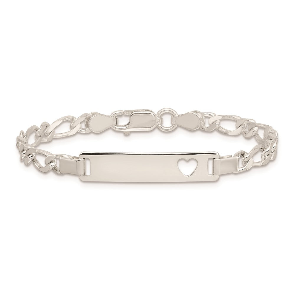 Sterling Silver Baby ID 6 IN Bracelet QID43-6