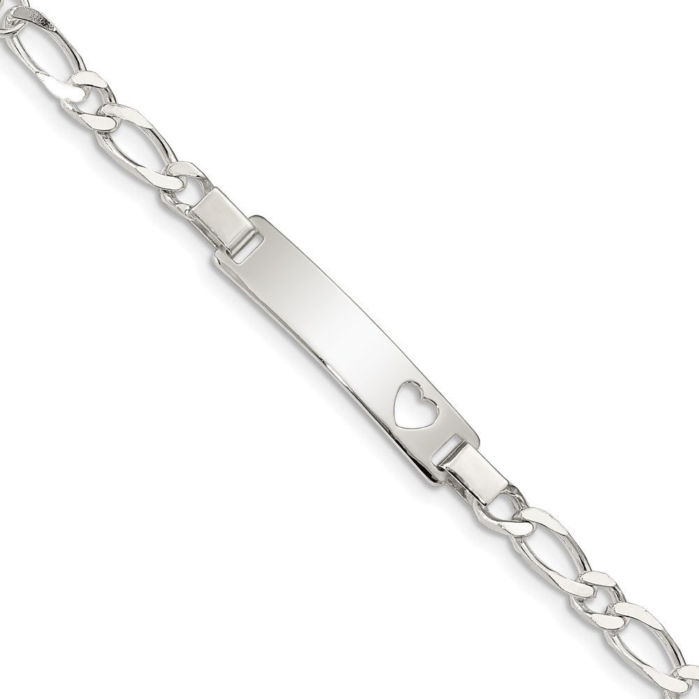 Sterling Silver Baby ID 6 IN Bracelet QID43-6
