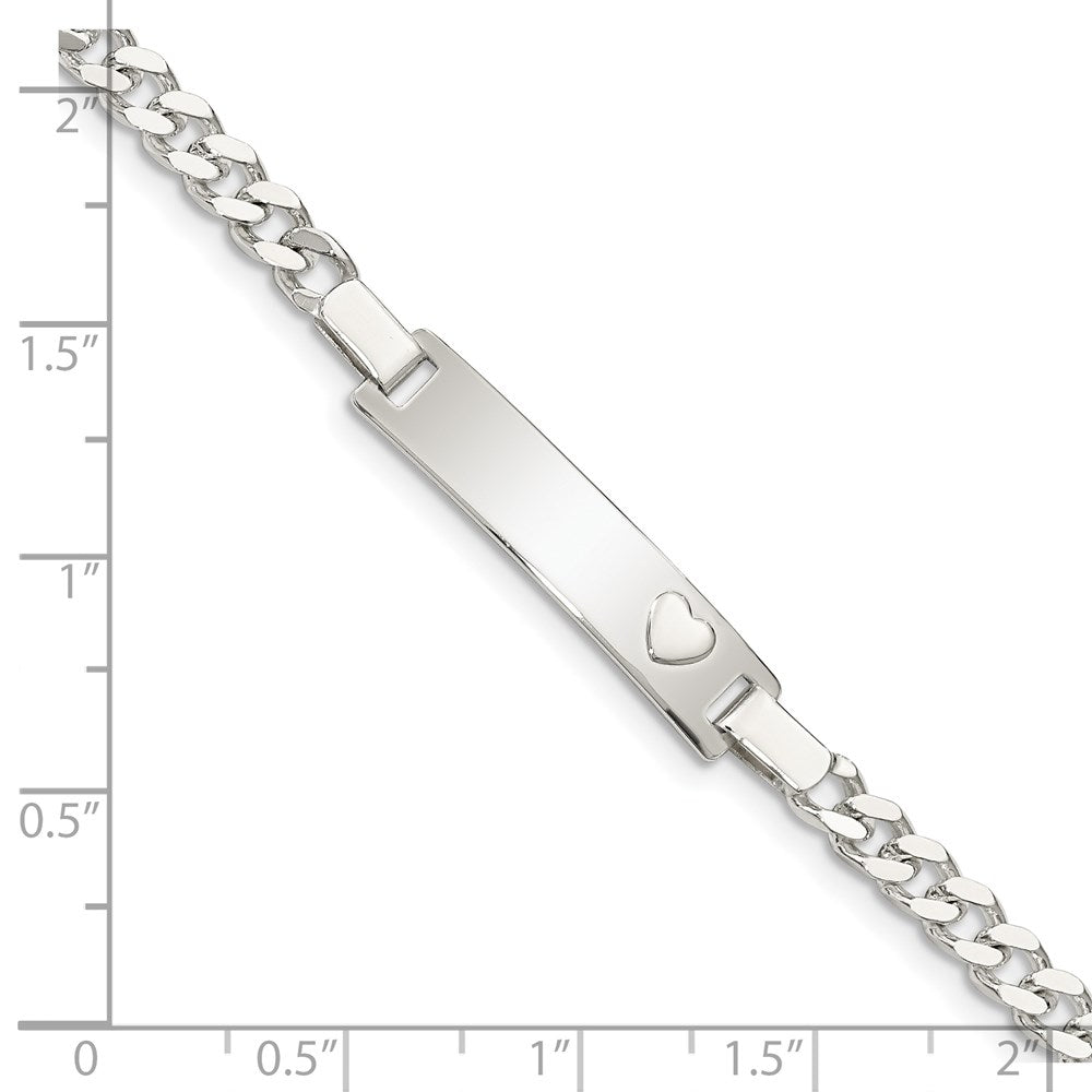 Sterling Silver Baby ID Bracelet QID49-6