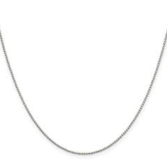Sterling Silver 1.25mm Beaded ChainQK80