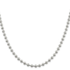 Sterling Silver 5mm Beaded ChainQK84