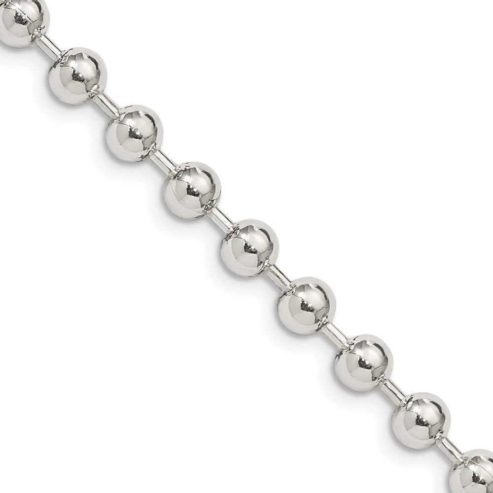 Sterling Silver 5mm Beaded ChainQK84